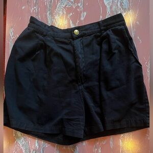 Big Bud Press Black Trouser Shorts